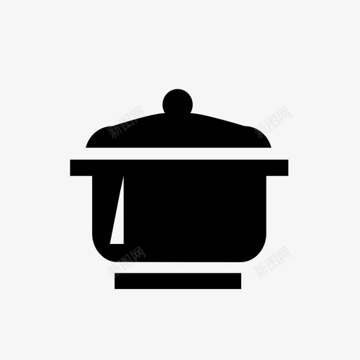 烹饪锅1煮沸svg_新图网 https://ixintu.com 烹饪 煮沸 食物