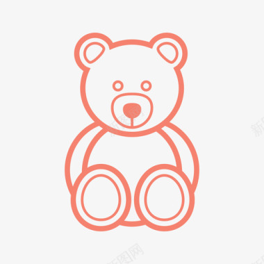 泰迪熊孩子梦图标