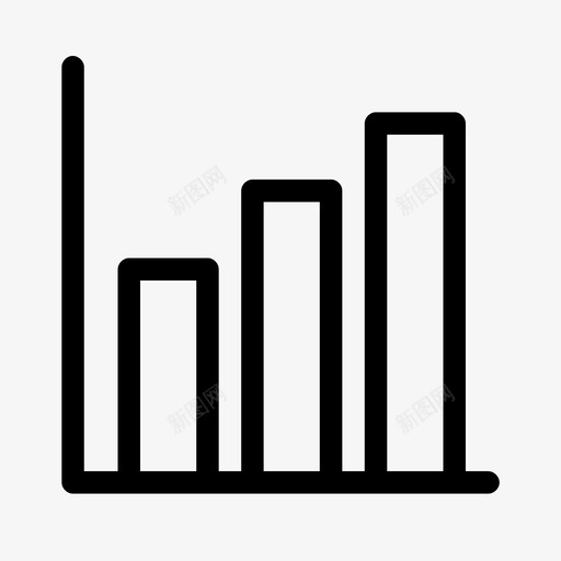 条形图增加利润收入svg_新图网 https://ixintu.com 条形图 增加 利润 收入