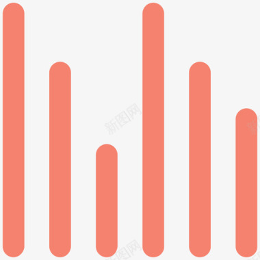 声音频率音乐加粗线图标图标