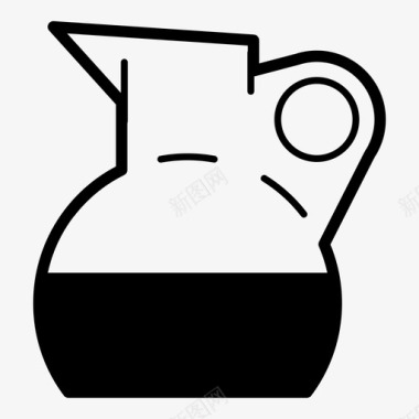 水壶牛奶壶图标