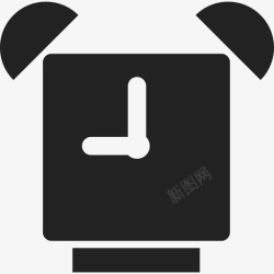 方形井字茶杯托方形闹钟工具和用具井字游戏图标高清图片