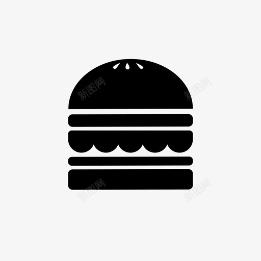汉堡厨房烤架svg_新图网 https://ixintu.com 汉堡 厨房 烤架 食物 快餐 晚餐 牛肉