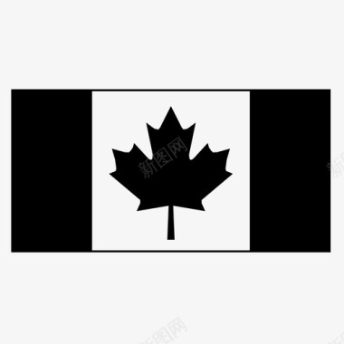 加拿大旗帜蒙特利尔图标