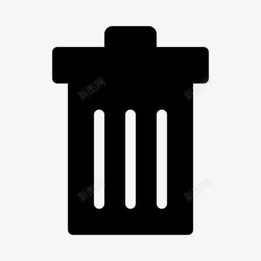 回收站删除用户界面svg_新图网 https://ixintu.com 回收站 删除 用户界面