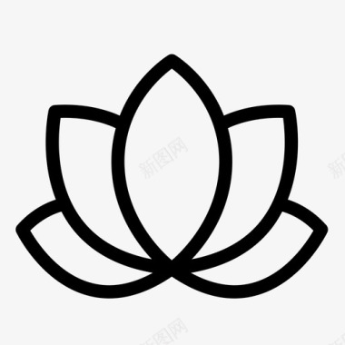 莲花美丽花图标