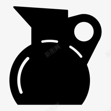 水壶牛奶壶图标