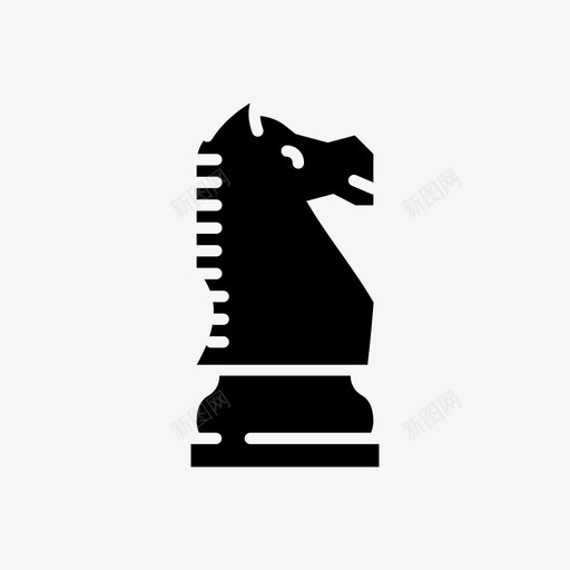 骑士国际象棋国际象棋骑士svg_新图网 https://ixintu.com 骑士 国际象棋 游戏 马战略 战略 赫斯