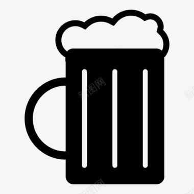 啤酒饮料冷饮图标