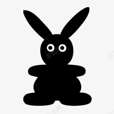 兔子粗体康尼图标