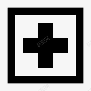 医疗十字医院标志已售图标