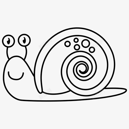 蜗牛虫子卡通人物svg_新图网 https://ixintu.com 昆虫 蜗牛 虫子 卡通 卡通人 人物 图像 贝壳 粘液 臭虫