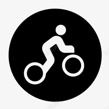 自行车bmx比赛奥运会图标