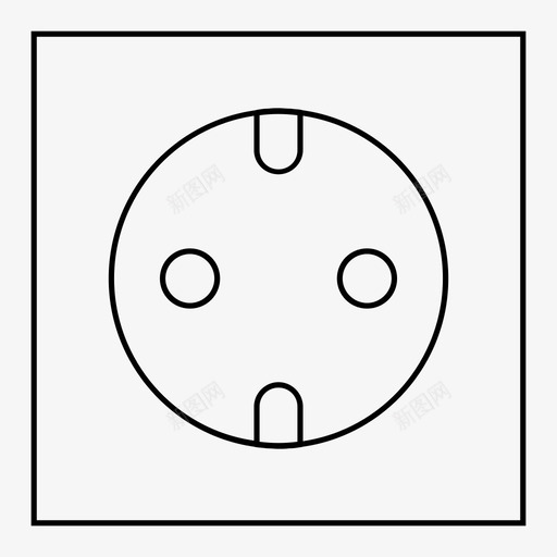 f型插座电气欧洲svg_新图网 https://ixintu.com 插座 插座型 电气 欧洲 电源插座型 世界 标准