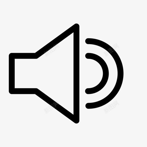 扬声器音频减少svg_新图网 https://ixintu.com 扬声器 音频 减少 歌曲 声音 用户界面 粗体