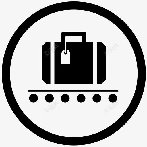 行李办理登机手续手提行李svg_新图网 https://ixintu.com 行李 旅行 办理 登机 手续 手提 机场