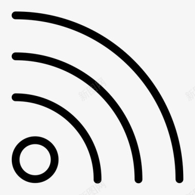 wifi互联网标志wifi信号图标