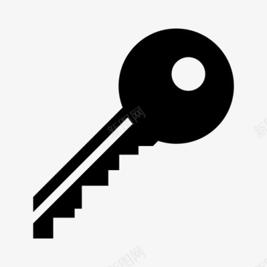 钥匙房屋钥匙钥匙和锁图标