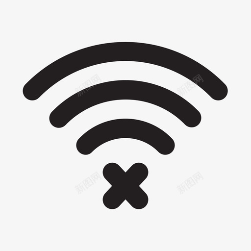 坏了的wifi简单的一套svg_新图网 https://ixintu.com 坏了 了的 简单 一套