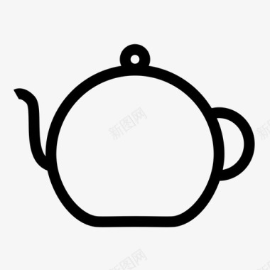茶壶冲泡杯子图标