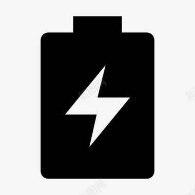 电池充电插入式移动充电图标