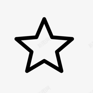 STAR星星图标