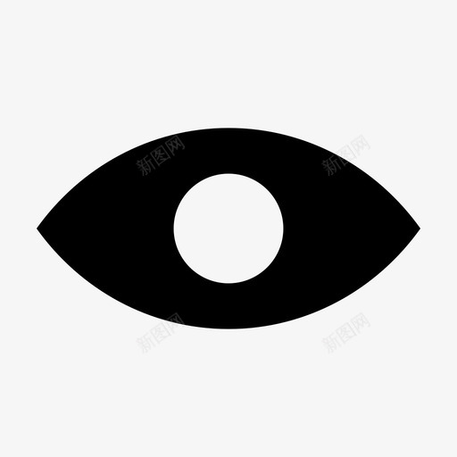 眼睛身体虹膜svg_新图网 https://ixintu.com 眼睛 身体 虹膜 瞳孔 基本 固体