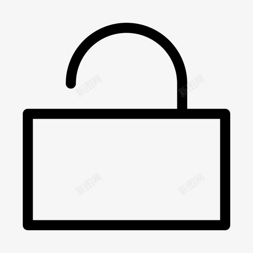 打开挂锁访问允许svg_新图网 https://ixintu.com 打开 挂锁 访问 允许 授权 多媒体 加粗