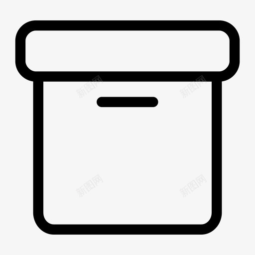 档案箱填充箱保管箱svg_新图网 https://ixintu.com 档案 填充 保管箱 办公用品 文件资料 压缩 装订 办公