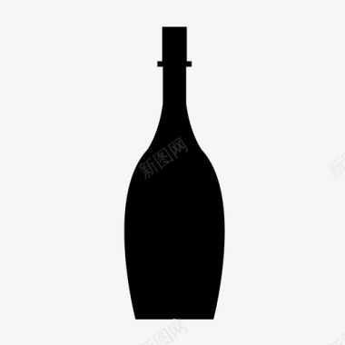 瓶子饮料软木塞图标