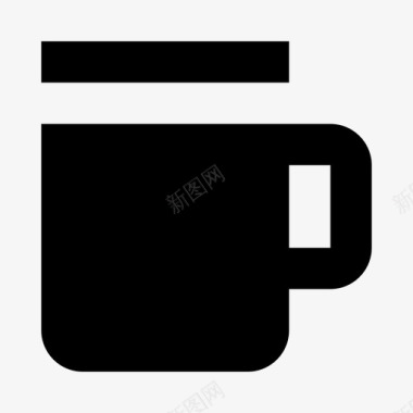 马克杯咖啡杯饮用杯图标