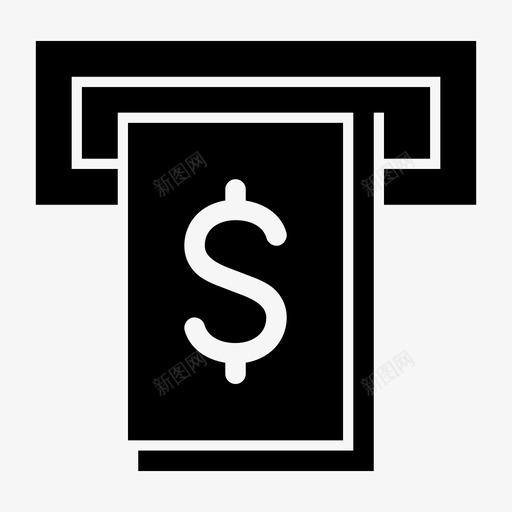 atm美元美元自动柜员机svg_新图网 https://ixintu.com 美元 自动 柜员机 现金 货币 图像 付款 著名 图标 字形