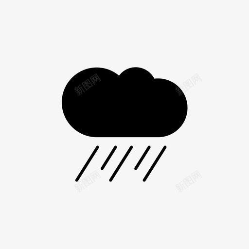 夏天下雨天气下雨svg_新图网 https://ixintu.com 下雨 夏天 下雨天 天气