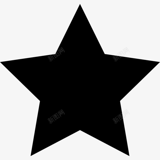 五角星实底svg_新图网 https://ixintu.com 五角星 实底