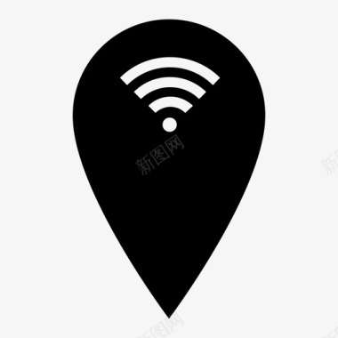 wifi集线器连接热点图标