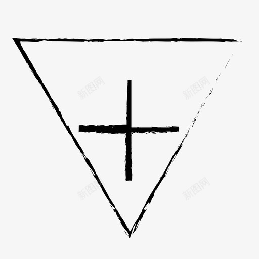 生十字架更积极的数学符号svg_新图网 https://ixintu.com 十字架 积极 数学 符号