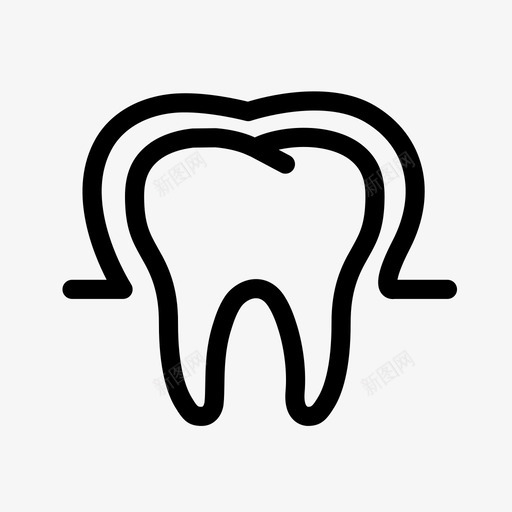 珐琅牙牙科保护svg_新图网 https://ixintu.com 牙科 珐琅 牙齿 牙牙 保护 迷你 图标 牙医