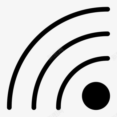 wifi互联网标志wifi信号图标