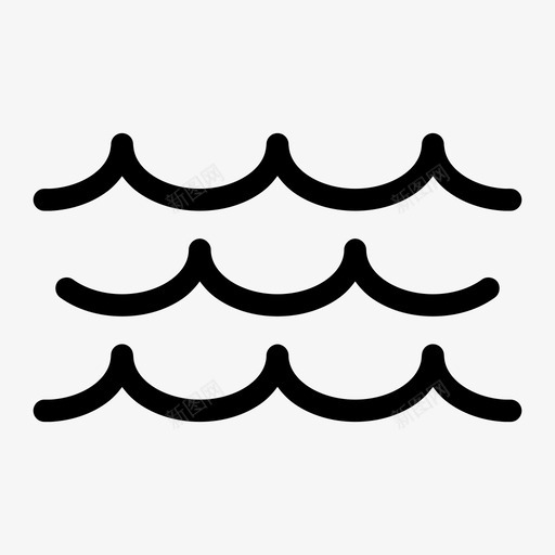 波浪湖泊月亮svg_新图网 https://ixintu.com 海洋 波浪 湖泊 月亮 运动 潮汐 海滩 天气 雕文