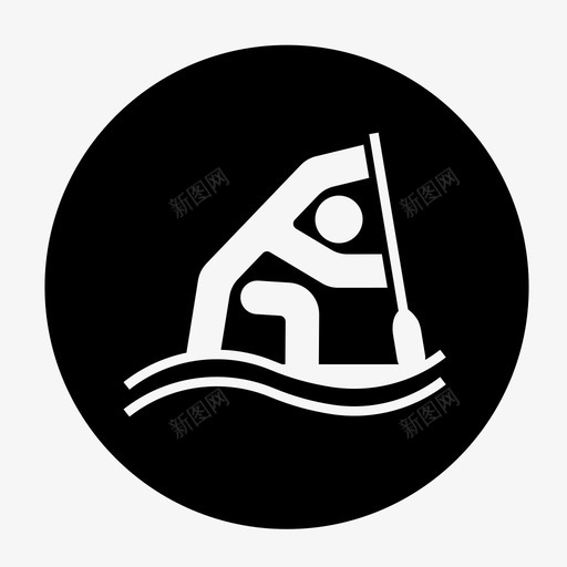 皮划艇短跑皮划艇比赛svg_新图网 https://ixintu.com 皮划艇 短跑 比赛 奥运会 运动 胜利 体育