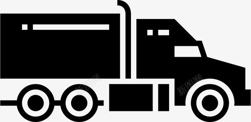 物流卡车运输工具svg_新图网 https://ixintu.com 卡车 物流 运输工具