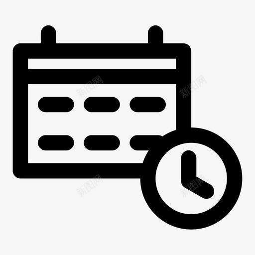 等待时间表议程计划svg_新图网 https://ixintu.com 等待 时间表 议程 计划项目 重新 安排 商务