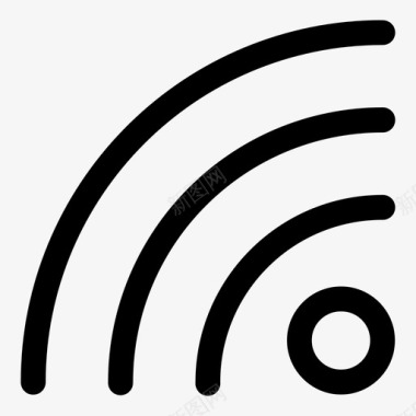 无线互联网标志wifi图标