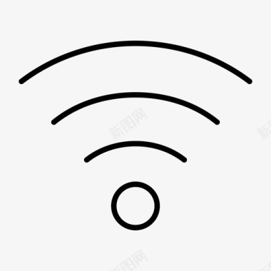 wifi互联网标志wifi信号图标