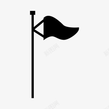 风帆旗帜知识图标