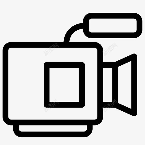 摄像机传输记录svg_新图网 https://ixintu.com 摄像机 传输 记录 摄影 监视器 图像 数码 设备