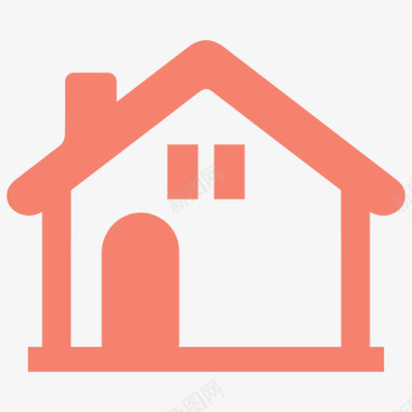 住宅房屋财产图标