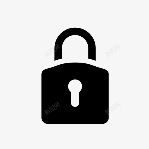 锁入口安全svg_新图网 https://ixintu.com 入口 安全 锁定 保护 关闭 闭锁
