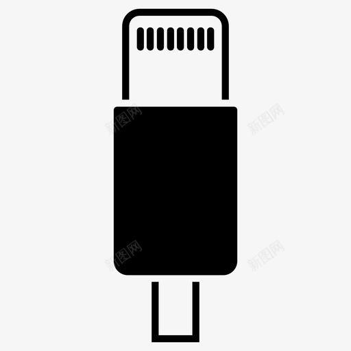 lightningapplecablesvg_新图网 https://ixintu.com 连接