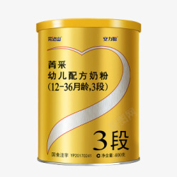 完达山菁采安力聪系列幼儿奶粉400g800g罐装幼素材